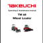 Takeuchi TW40 Wheel Loader Operation and Maintenance Manual (8052082)