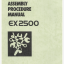 EX2500 PREVENTIVE MAINTENANCE PROGRAM KIT ASSEMBLY PROCEDURE MANUAL