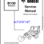 Bobcat B100 Backhoe Loader Service Manual (6902812) (SN 572111001-572199999)