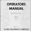 Clark EC60B SG, EC70B SG, EC80B SG Forklift Operators Manual (O-223)