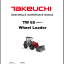 Takeuchi TW65 Series 2 Wheel Loader Operation and Maintenance Manual (8051399)