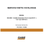 Case CX210B Tier 3 NA Crawler Excavator Service Parts Catalogue (540419212PC) (November 2023)