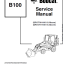 Bobcat B100 Backhoe Loader Service Manual (6901844) (SN 570011001-570099999)