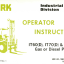 Clark IT60D, IT70D, IT80D Gas or Diesel Powered Forklift Operators Manual (OI-387)