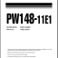 Komatsu PW148-11E1 Wheeled Excavator Shop Manual (VENBM77000) (SN H16051-UP)