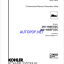 Kohler 350-500EOZC, 300-400EFOZC Commercial Marine Generator Sets Service Manual (tp6672)