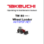 Takeuchi TB007 Mini Excavator Parts Manual (PB4-101Z7-3)
