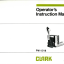 Clark PW15, PW18 Pallet Truck Operators Manual (OI-525)