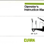 Clark PT5, PT7 Pallet Truck Operators Manual (OI-528)