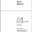 Clark PWC30, PWC40 Palletjack Parts Manual (X170)