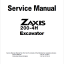 ZX200-4H (ENGINE) Workshop manual