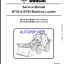 Bobcat B730 Backhoe Loader Service Manual (7310058) (SN B4B611001-B4B699999)