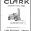 Clark Clarklift CFY80 Forklift Parts Manual (X32A2)