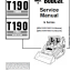 Bobcat T190 Loader Service Manual (6901117) (SN 519311001-519399999)