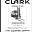 Clark Clarklift CY40 Forklift Parts Manual (X28A)