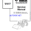 Bobcat V417 VersaHANDLER® TTC, Telescopic Handler Service Manual (6904956) (SN A7MK11001-A7MK99999)