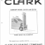 Clark Clarklift Model C20 SU, C25 SU Forklift Parts Manual (X120B)