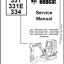 Bobcat 334 Excavator Service Manual (6902743) (SN 234511001-234512999)