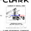 Clark Clarklift CY350B thru CY500B D Forklift Parts Manual (83BD)