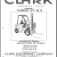 Clark Clarklift CFY40B Forklift Parts Manual (GX108A2)