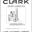 Clark Electric Clarklift 20B Forklift Parts Manual (X7B)
