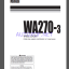 1 Komatsu WA270-3 WHEEL LOADER Operation Maintenance Manual(VEAM340100)