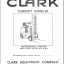 Clark Clarklift 60B Forklift Parts Manual (GX134B)