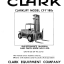 Clark Clarklift CFY180s Diesel Forklift Parts Manual (X59A)