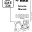 Bobcat 334 Excavator Service Manual (6986943) (SN A9K711001-A9K799999)
