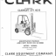 Clark Clarklift CFY40B Forklift Parts Manual (GX108A1)