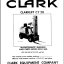 Clark Clarklift CY20 Forklift Parts Manual (X26A)