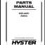 Hyster W25-40ZC (B454) Forklift Parts Manual