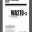 Komatsu WA270-3H WHEEL LOADER Operation Maintenance Manual(VEAM340300)