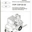 Clark CGP, CDP 20-30 Forklift Operators Manual (OM-610)