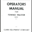 Clark O146 Towing Tractor Operators Manual (O-146) (1623351)