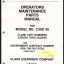 Clark C300-40 Forklift Operators, Maintenance and Parts Manual (2352093-95)