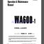 Komatsu WA600-1 WHEEL LOADER Operation Maintenance Manual(CEAM000800)