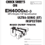 EH4000AC-3M4 Ultra-sonic(UT) inspection check sheets