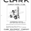 Clark Clarklift CY20B Forklift Parts Manual (X26B)