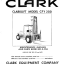 Clark Clarklift CFY200 Forklift Parts Manual (X-99A)