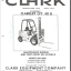Clark Clarklift CFY40B Forklift Parts Manual (GX108A2)