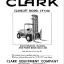 Clark Clarklift CFY150 Forklift Parts Manual (X38A)