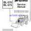 Bobcat BL575 Backhoe Loader Service Manual (6902022) (SN 572011001-572099999)