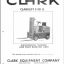 Clark Clarklift F40B Forklift Parts Manual (X6B1)