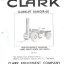 Clark Clarklift Ranger 60 Forklift Parts Manual (X103A)