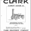 Clark Clarklift Ranger 40 Forklift Parts Manual (X102A)