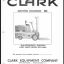 Clark Electric Utilitruc 80 Parts Manual (X66A)