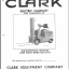 Clark Electric Clarklift Low Silhouette-20 Forklift Parts Manual (XS7A)