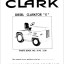 Clark Diesel Clarktor E Parts Manual (X142)