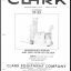 Clark ST25 Forklift Parts Manual (GX136A)